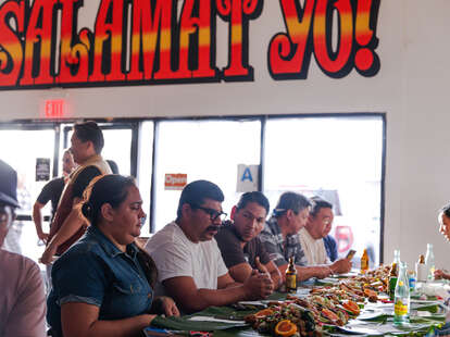 communal Kamayan dinner in San Diego