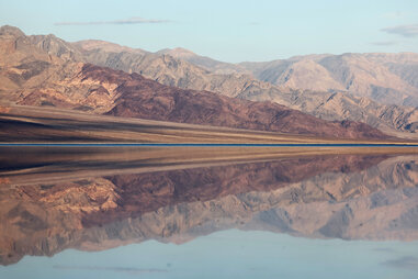 death valley national park temporary lake