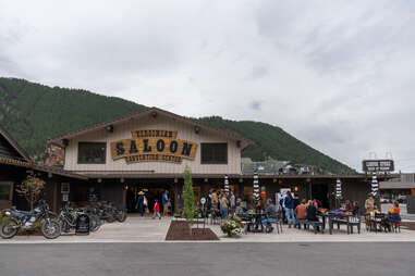 The retro exterior of a motor lodge