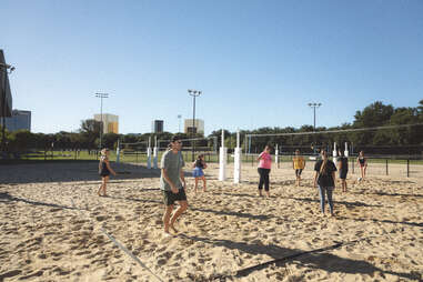 beach volleyball in dallas