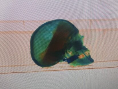 tsa skull salt lake city airport security