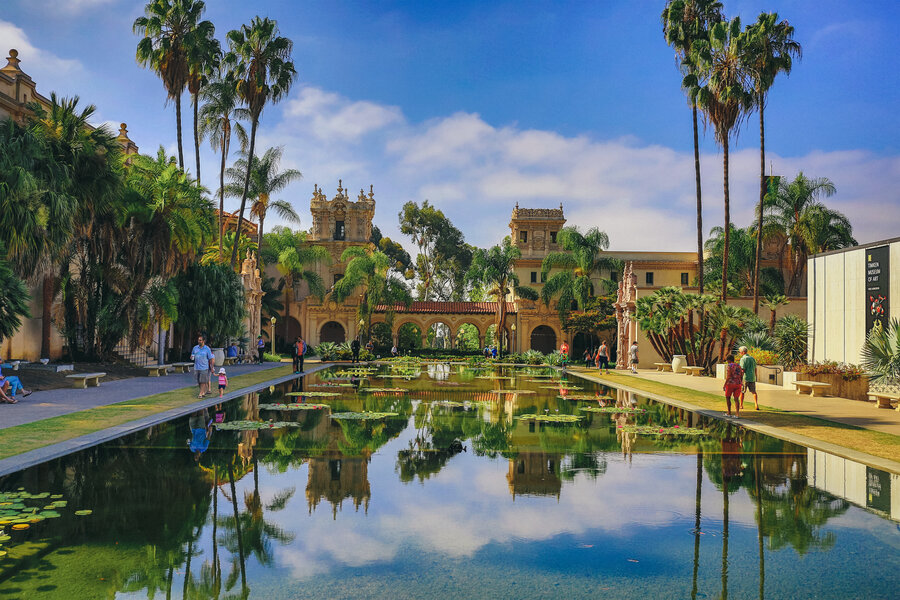 Skating under palm trees is a uniquely San Diego way to ring in