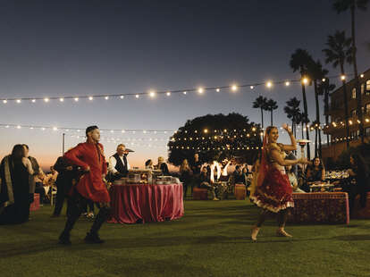 dancing for Diwali Mela at the Ritz-Carlton, Laguna Niguel in South Orange County