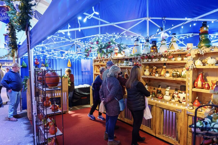 Visit Christkindlmarkt Christmas Market in Bethlehem, Pennsylvania