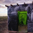 The Green Room is a project by Chip Thomas that's located just north of Flagstaff, Arizona.
