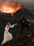 Volcano wedding