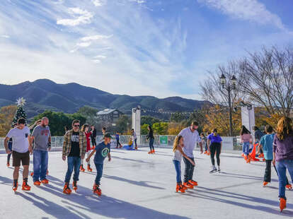 ice skating at Temecula Chilled