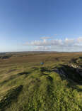 panoramic view of the mull of oa on the isle of islay