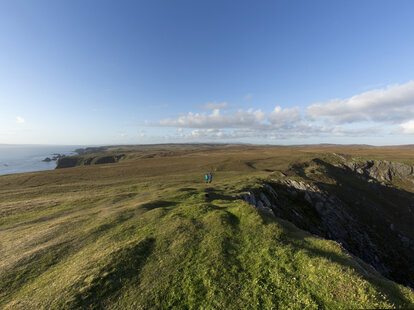 panoramic view of the mull of oa on the isle of islay