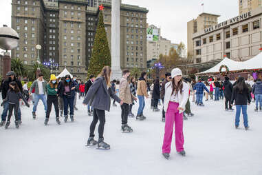 The Safeway Holiday Ice Rink in Union Square presented by Kaiser Permanente