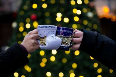 christmas market boot mug cheers