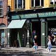 The exterior of the Winding Stair bookshop in Dublin.