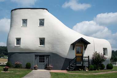 boot shaped hotel
