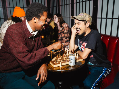 Club Chess meetup at Two Doors Down on the Lower East Side