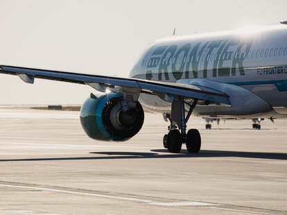 frontier plane