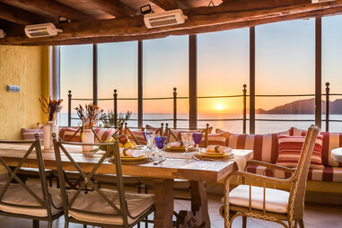 yellow castle spain the crown airbnb