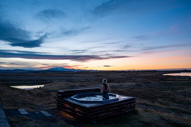 Hot tub at Hotel Ranga