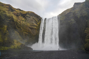Iceland waterfall
