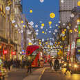 Oxford Street in London during the holiday season