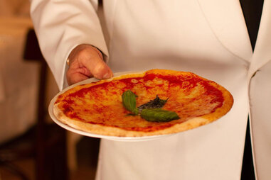 Pizza at A Santa Lucia, Milan