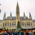 christmas market in Vienna, Austria