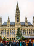 christmas market in Vienna, Austria