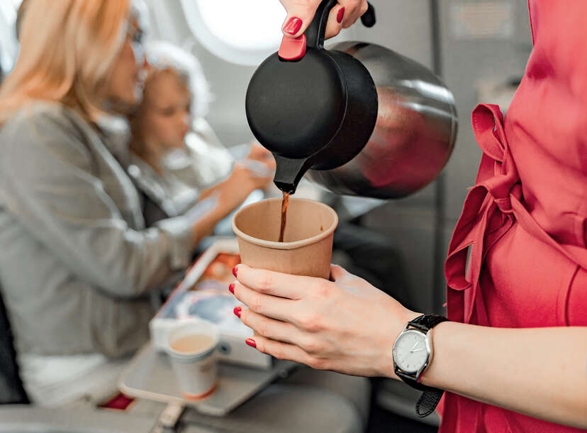 airplane travel on coffee hacks｜TikTok Search