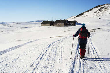 Hardangervidda National Park skiing