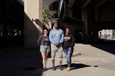 Katherine Seals, Allen Keller, Clarissa Keller of Tailgate Together