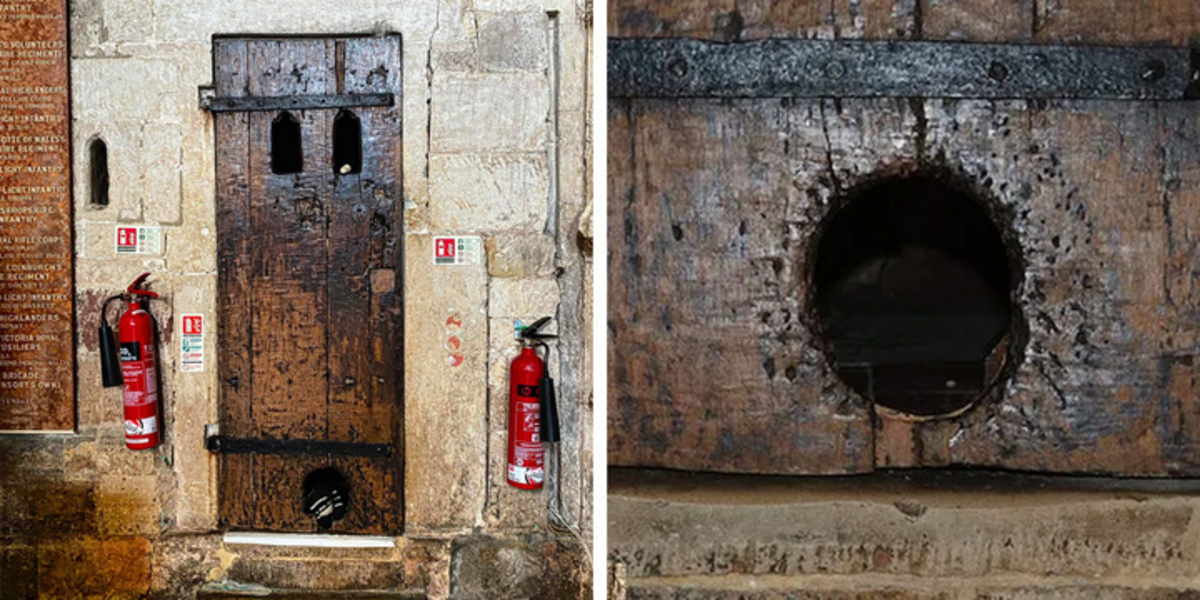 World's Oldest Recorded Pet Door Is Still Open To Cats 400 Years Later
