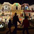 Christmas lights, Baltimore, Maryland