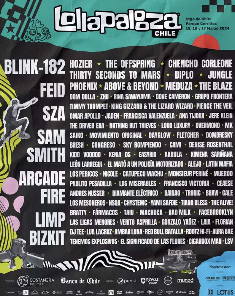 lollapalooza chile 2024 lineup