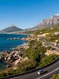 cars driving along the south african coast