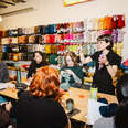 A sweater knit-a-long at Cleo's Yarn Shop in East Williamsburg