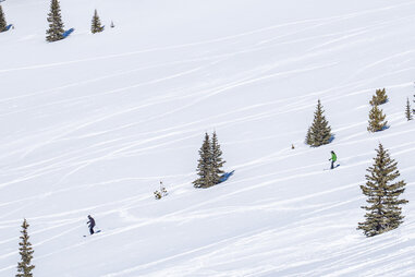 crest butte snowy mountain