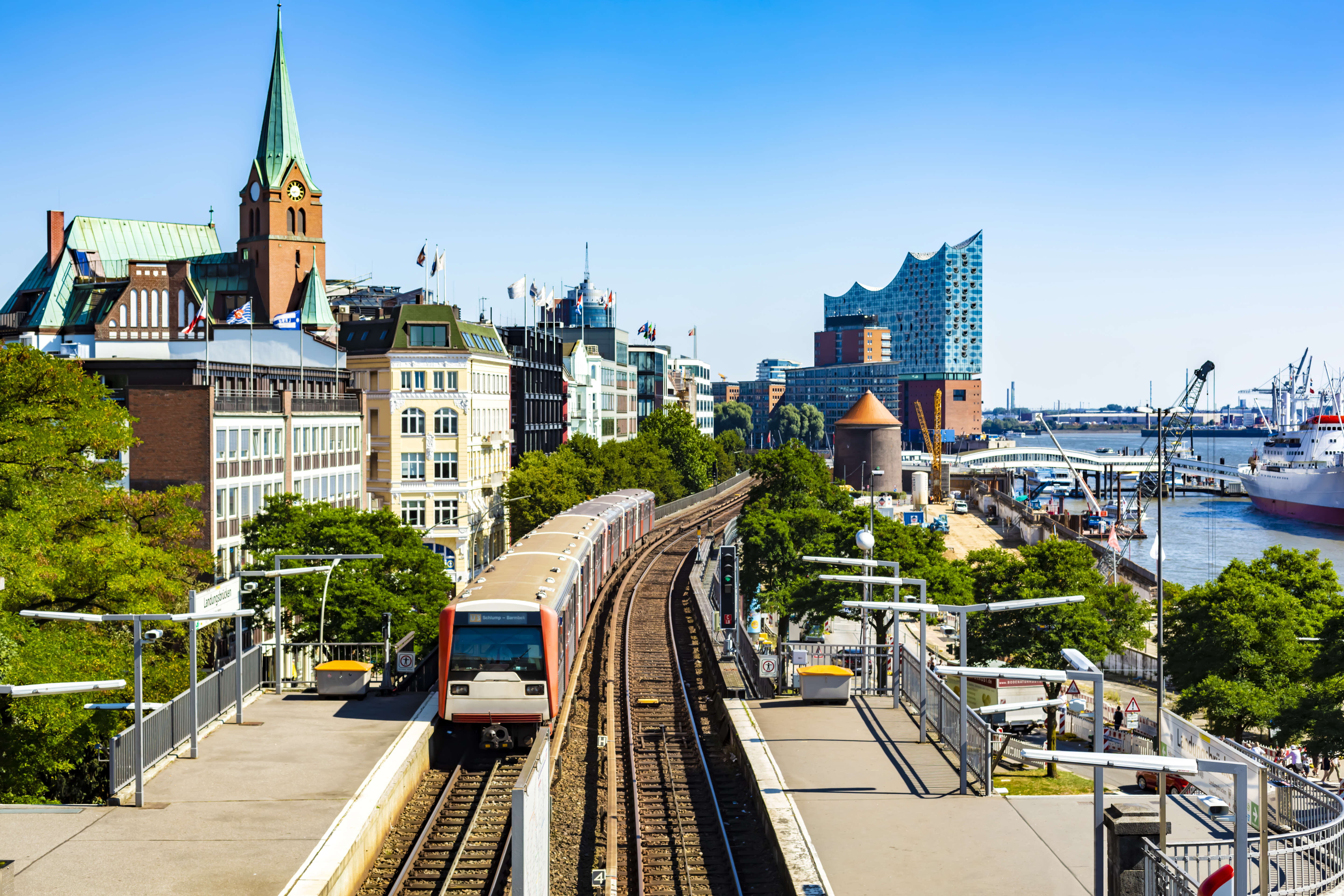 Hamburg germany train station