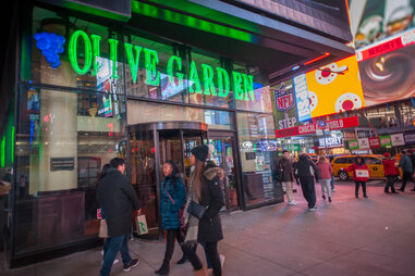 Olive Garden in Times Square