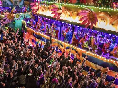 Mardi Gras parade float