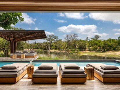 Cheetah Plains Lodge in Sabi Sands safari park in South Africa