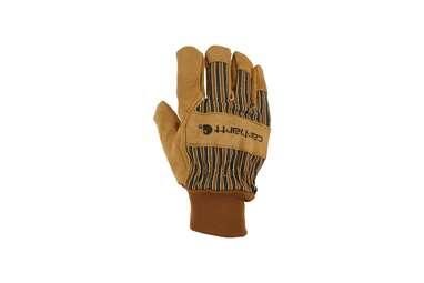 Carhartt Men's Insulated Suede Work Glove with Knit Cuff