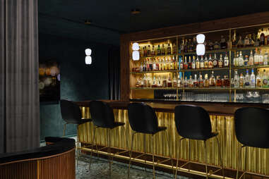 bar seating at two michelin-starred providence in la