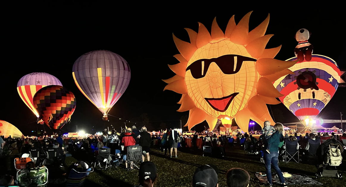 Hot air deals balloon launch