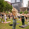 Yoga on the Fareground