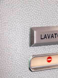 plane lavatory door