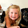 Tiny Rottweiler Puppy Heals Little Girl's Heart