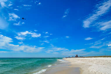 Morning walk on the beach, Alabama Point, Orange Beach, Alabama