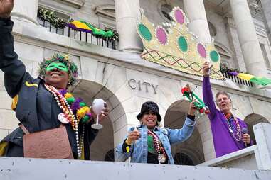 Mardi Gras Parade in Biloxi, Mississippu