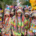 Cajun Mardi Gras costumes