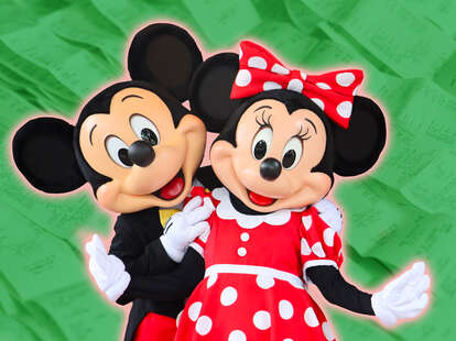 Mickey and Minnie Mouse