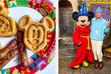 Disney World Mickey waffles